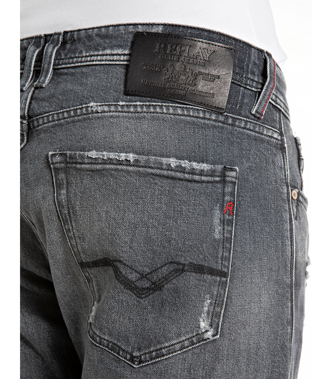 コンフォート ROCCO ブラックストレッチデニム 詳細画像 ダークグレー 8